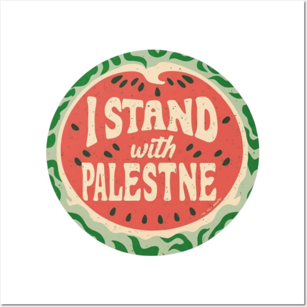 I stand with palestine Wall Art by Aldrvnd